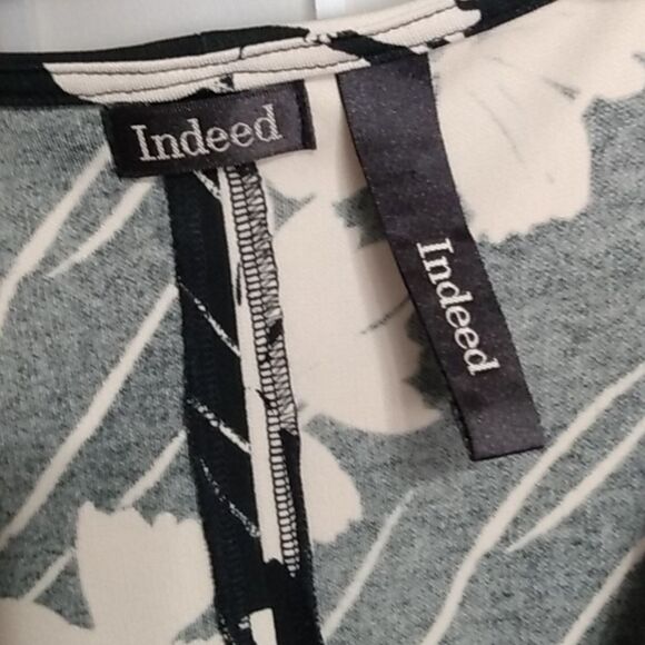 Indeed Floral Dress – Black/Cream – Sleeveless – Women Size L - Picture 3 of 8